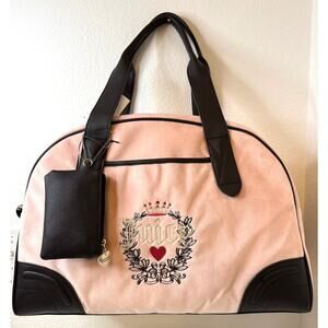 Juicy Couture Heritage WEEKENDER Velour Powder Blush Retail $118